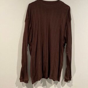 J. Ferrar Brown Turtleneck Long Sleeve Sweater - Size Extra Large (XL)